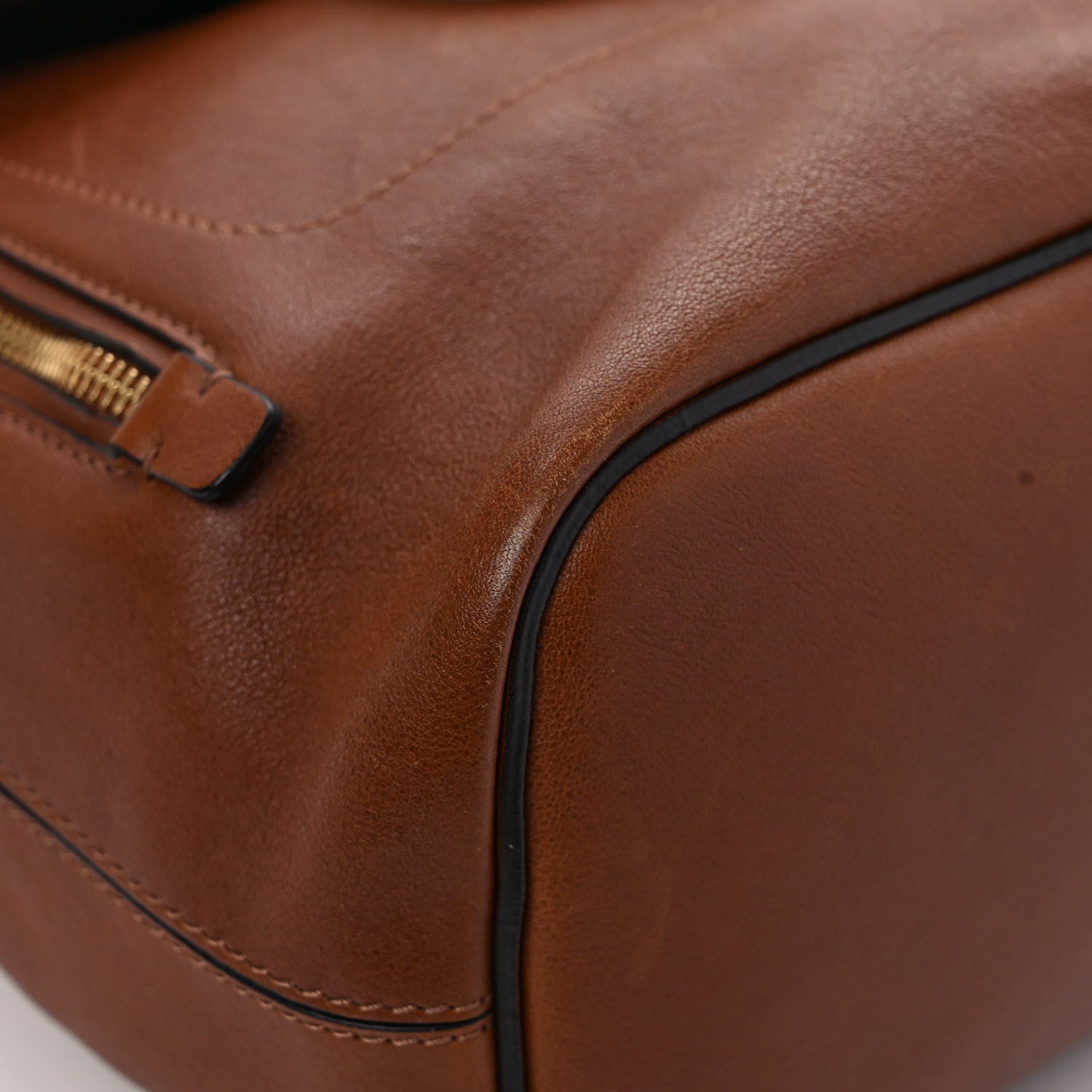Chloe Suede Calfskin Small Faye Backpack Tobacco 10 of 14