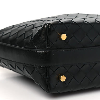 Bottega Veneta Calfskin Nappa Intrecciato Mini Wallace Black 8 of 9