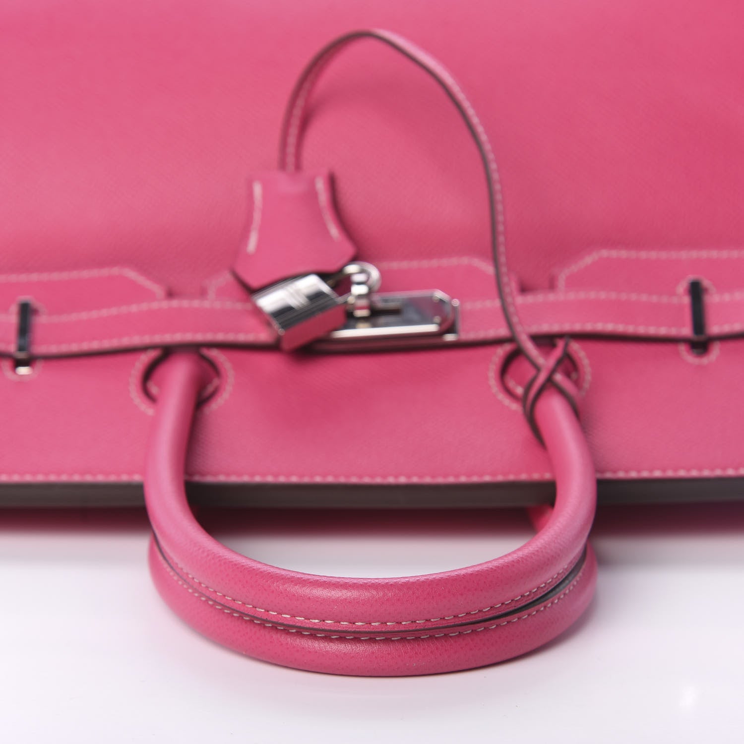 Hermes Epsom Candy Birkin 35 Rose Tyrien Rubis 33 of 33