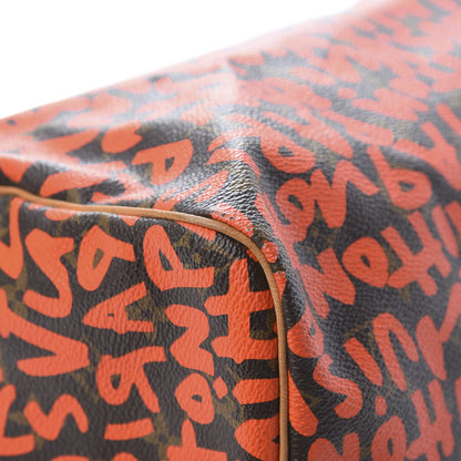 Louis Vuitton Monogram Graffiti Speedy 30 Orange 10 of 12