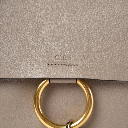 Chloe Calfskin Medium Faye Shoulder Bag Motty Grey 12 of 12