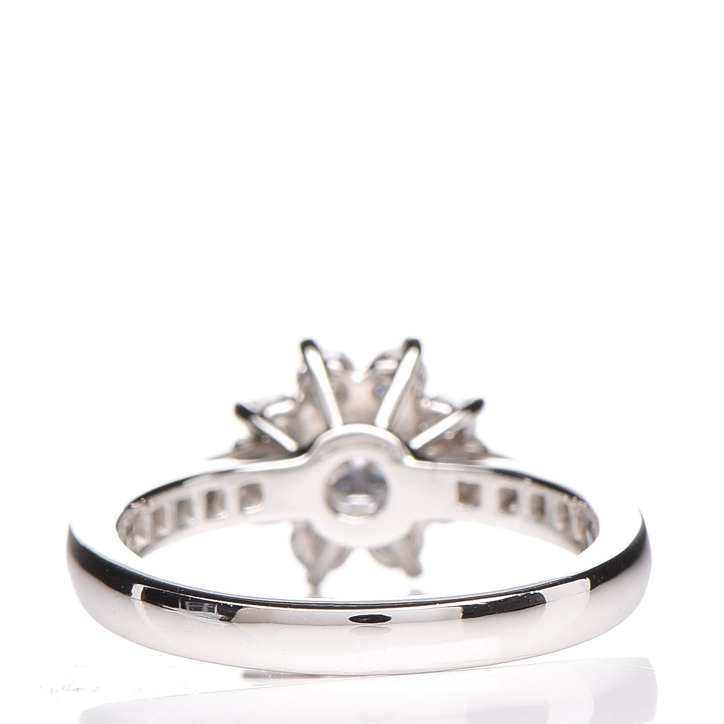 Platinum Diamond Flora Ring 48 4.5