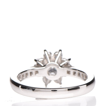 Tiffany Platinum Diamond Flora Ring 48 4.5 4 of 6