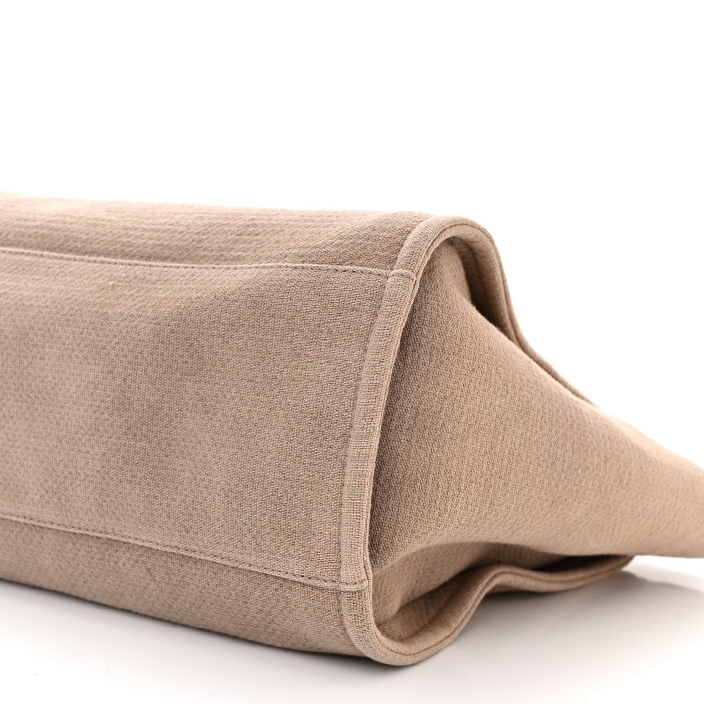 Canvas Medium Deauville Tote Beige Brown