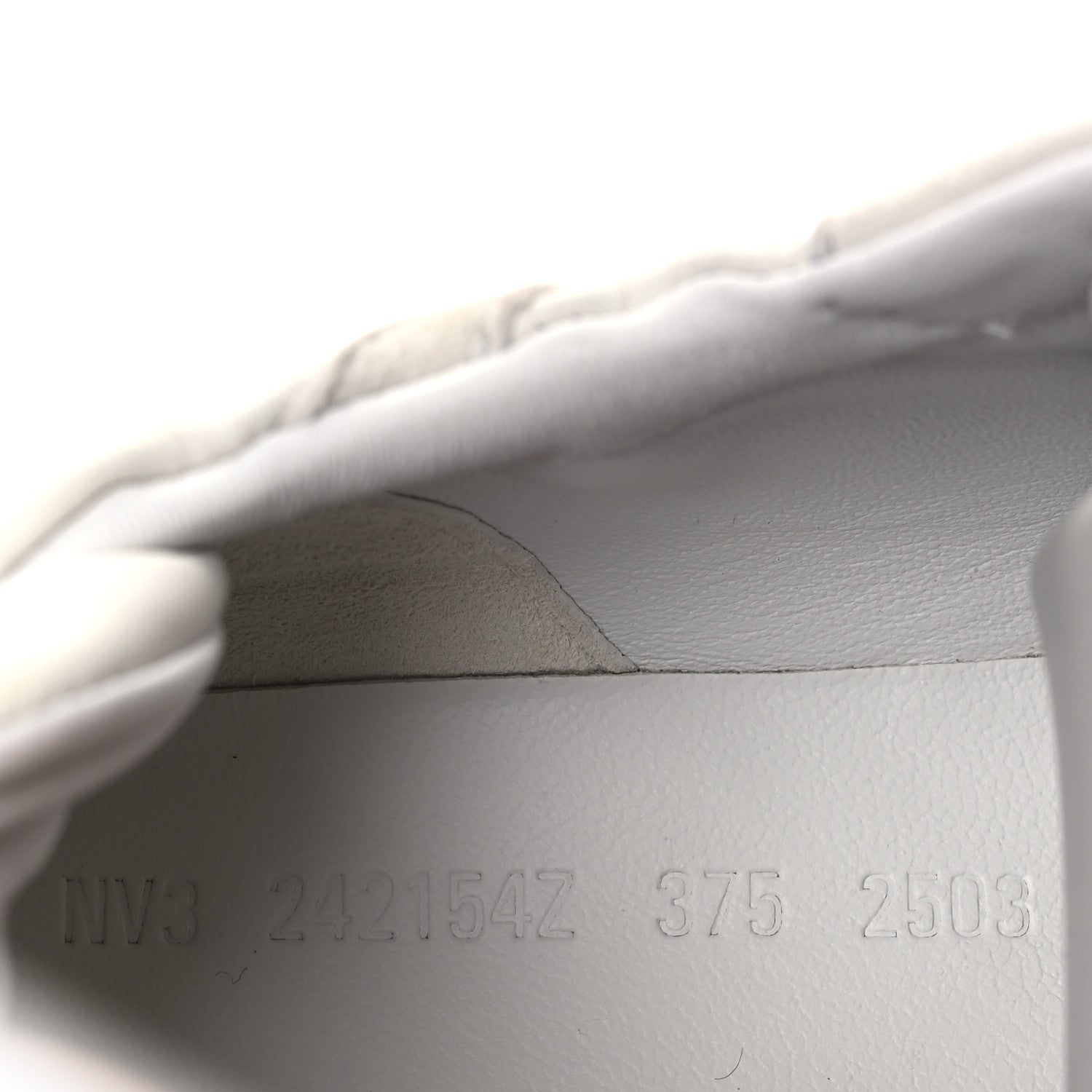 Hermes Nappa Suede Goatskin Womens Jet Sneakers 37.5 White 10 of 13