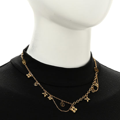 Louis Vuitton Metal Blooming Supple Necklace Gold 2 of 7