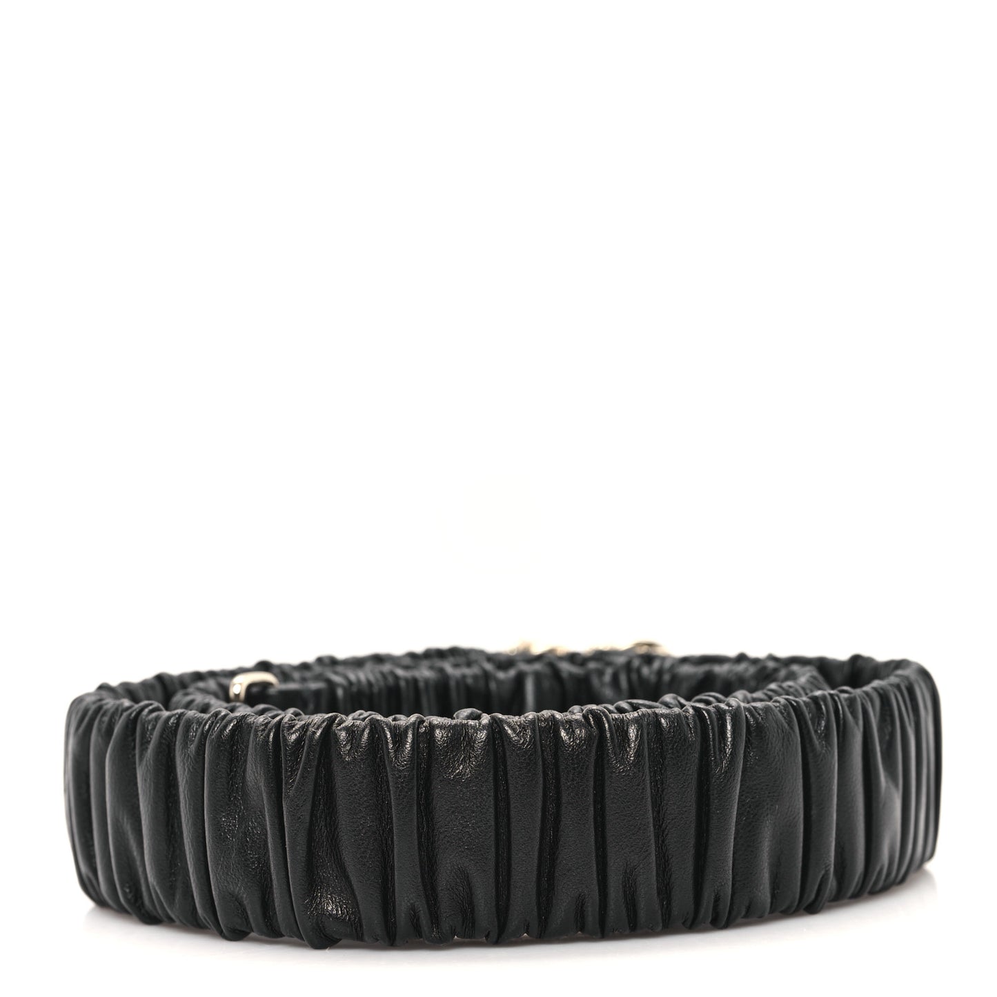 Lambskin Crystal CC Belt 85 34 Black