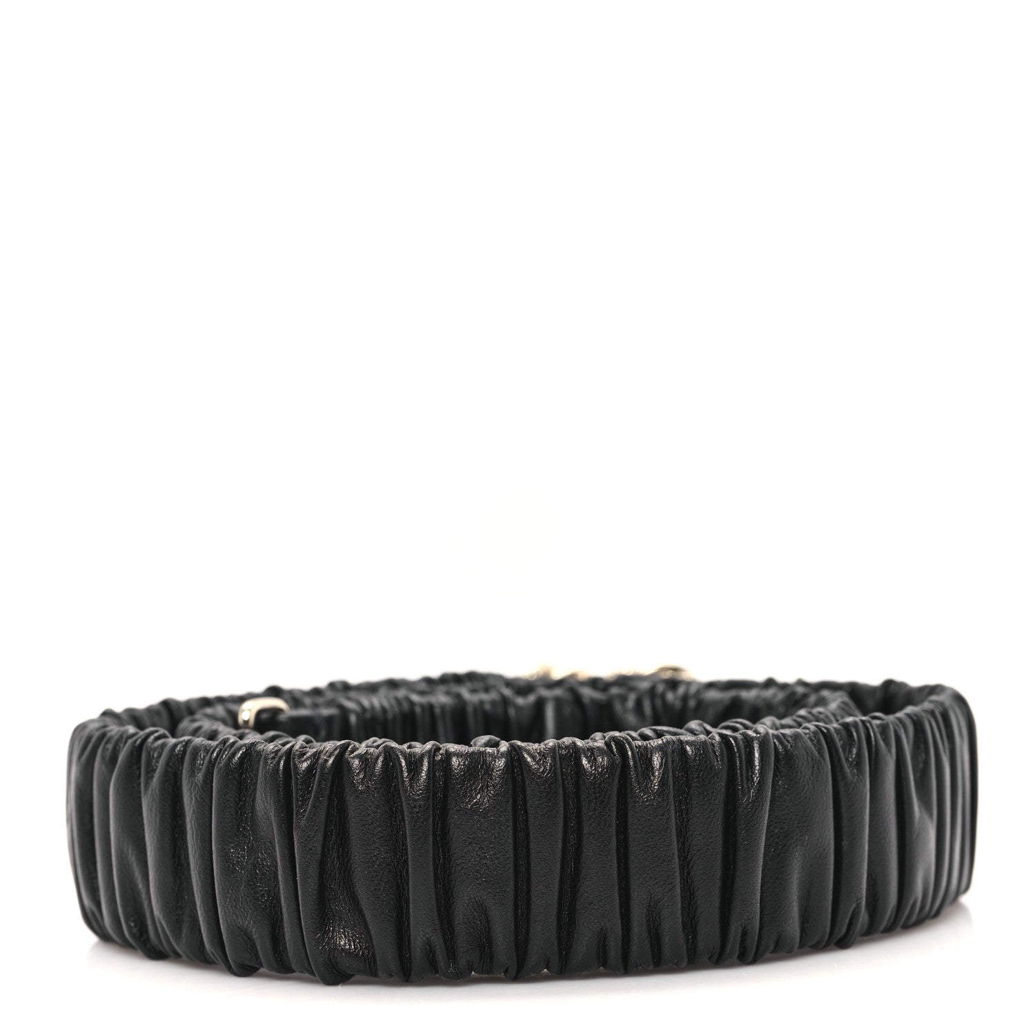 Chanel Lambskin Crystal CC Belt 85 34 Black 2 of 4