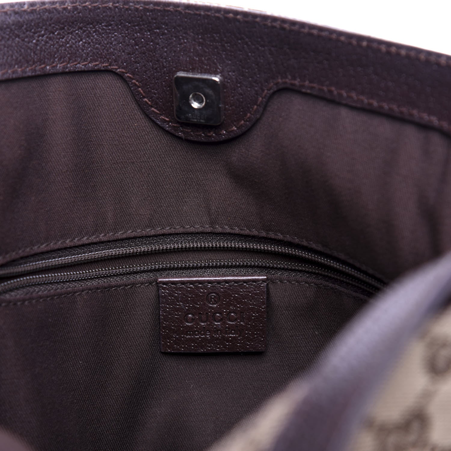 Gucci Monogram Medium Eclipse Shoulder Bag Dark Brown 6 of 9