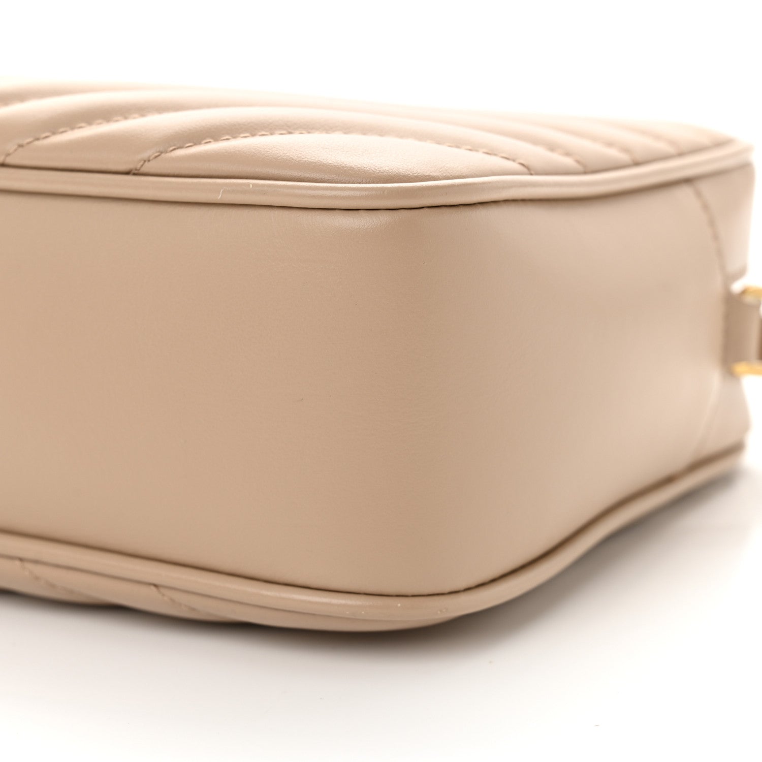 Saint Laurent Calfskin Matelasse Monogram Lou Camera Bag Dark Beige 10 of 12