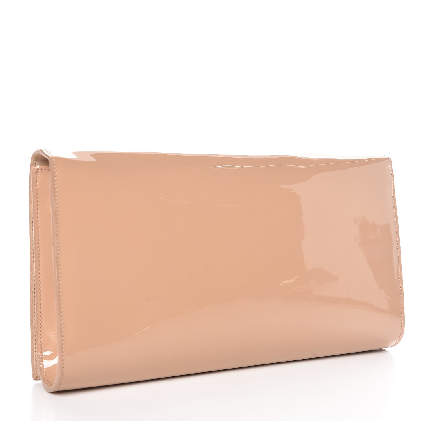 Patent Calfskin Monogram Large Belle De Jour Clutch Chair
