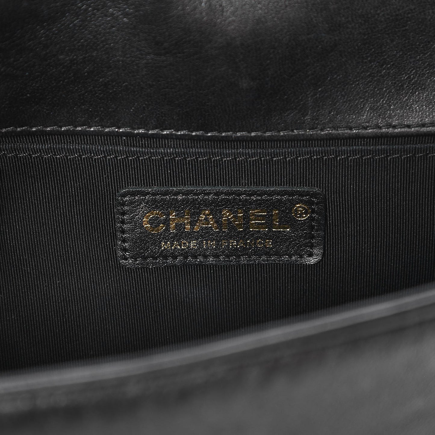 Calfskin Quilted Medium Boy Flap Black