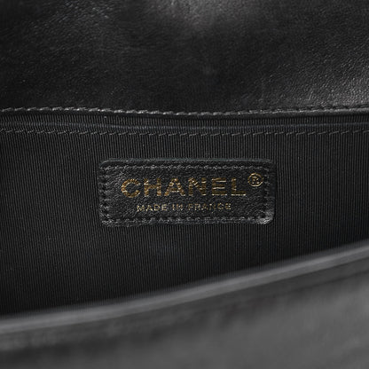 Chanel Calfskin Quilted Medium Boy Flap Black 6 of 7