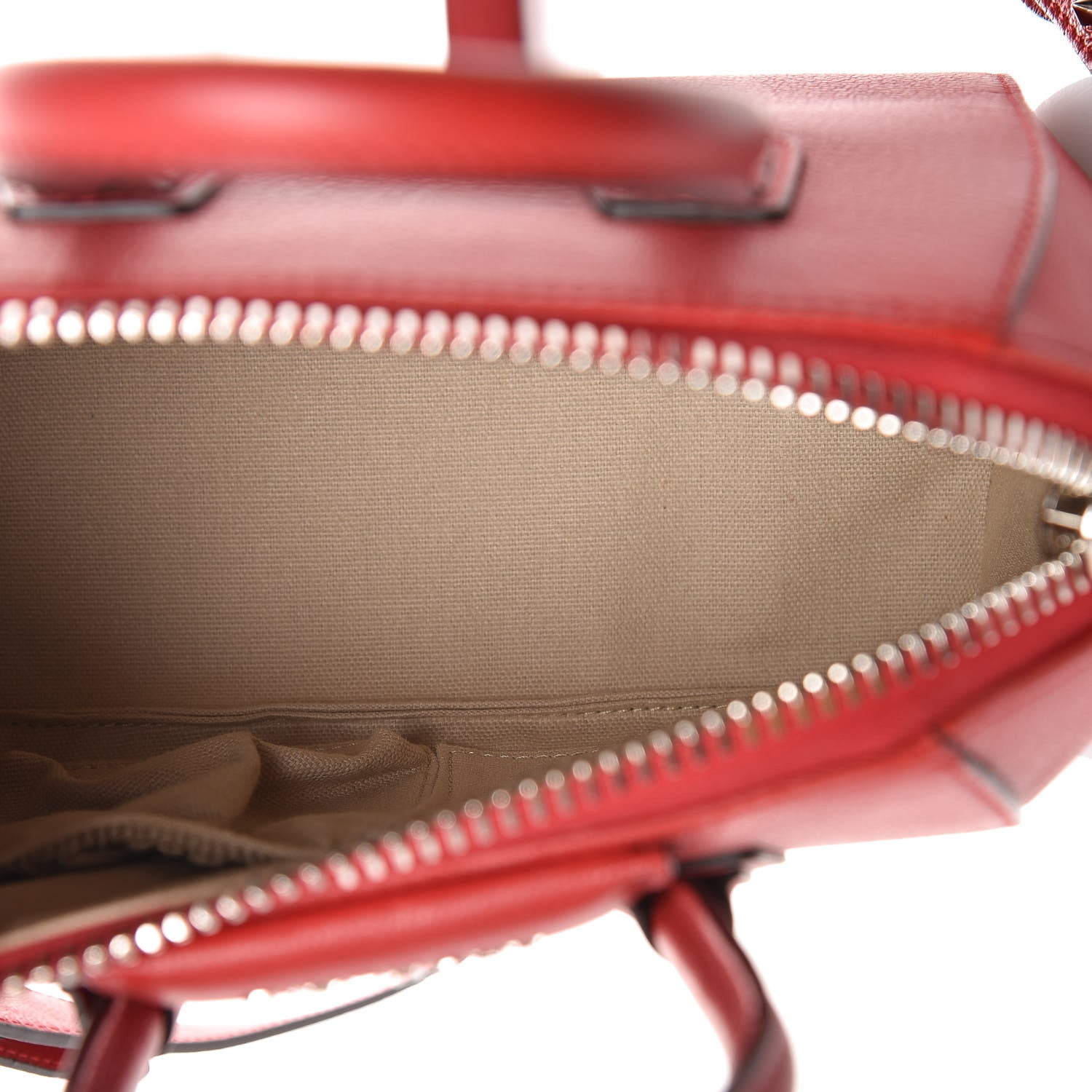 Givenchy Sugar Goatskin Mini Antigona Red 5 of 9