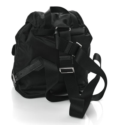 Prada Tessuto Nylon Saffiano Small Backpack Black 4 of 9