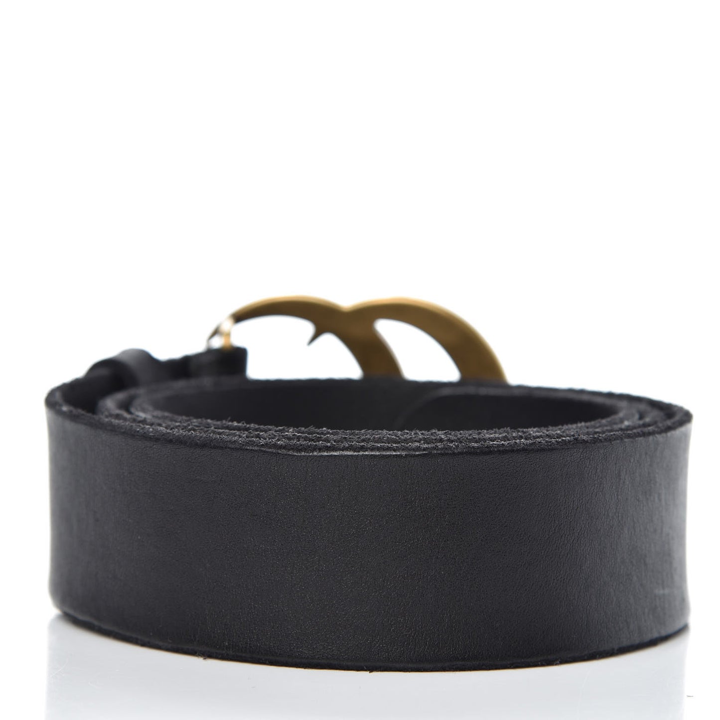 Faded Calfskin Double G 40mm Belt 85 34 Black