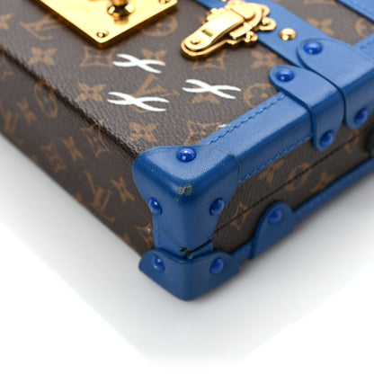 Louis Vuitton Monogram Petite Malle Blue Royal 9 of 10
