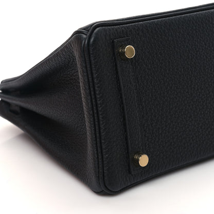 Hermes Togo Birkin 25 Black 9 of 11