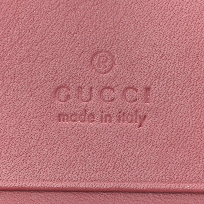 Gucci GG Supreme Monogram Blooms Card Case Beige Multicolor Dry Rose 7 of 10