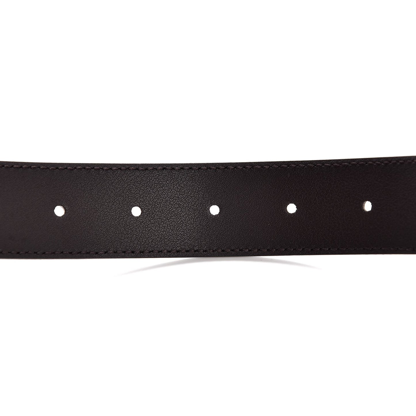 Moon Calfskin Double G 30mm Belt 90 36 Dark Cocoa