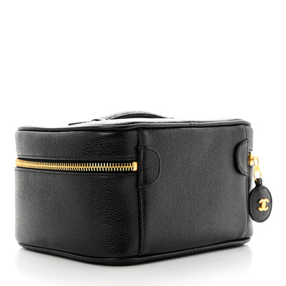 Chanel Caviar Vanity Cosmetic Case Black 3 of 8