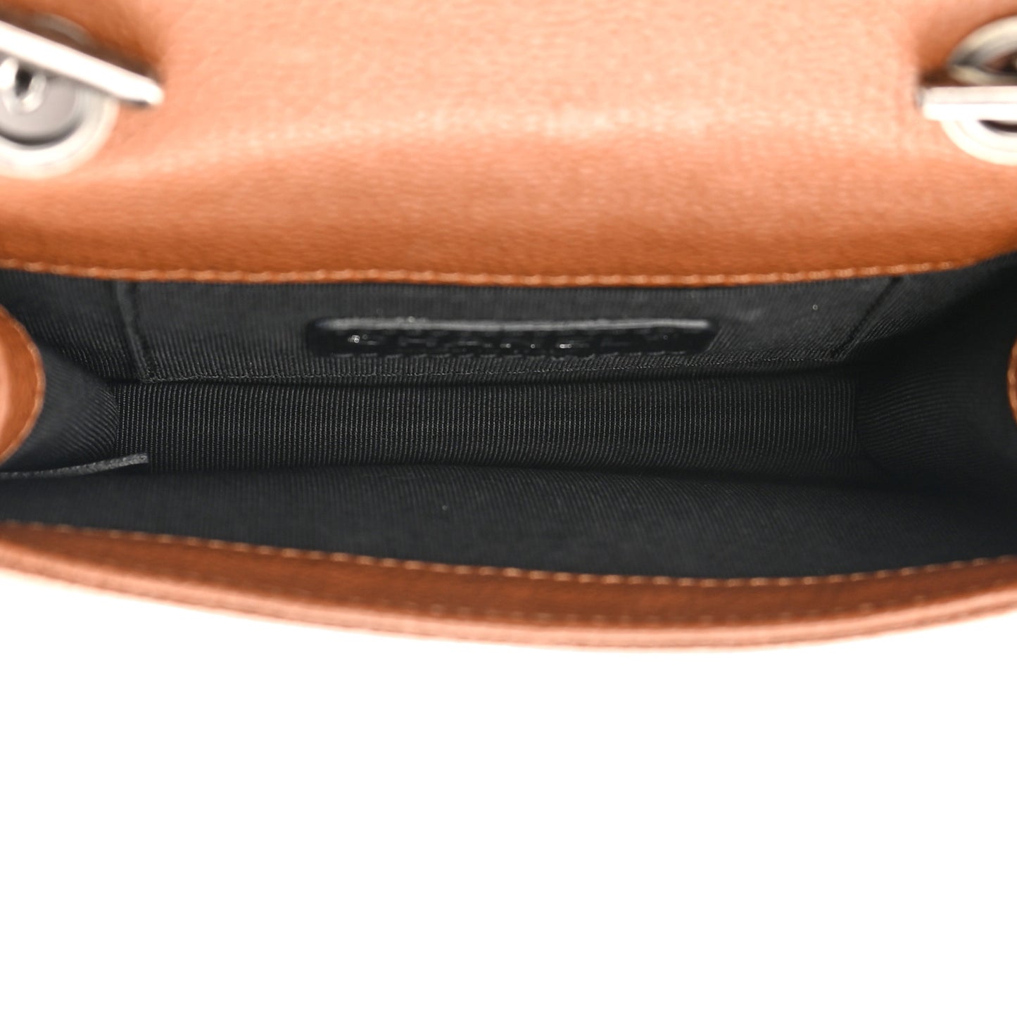 Caviar Mini Dallas Boy Brick Flap Brown