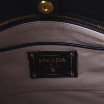 Prada City Calf Tote Black 8 of 13
