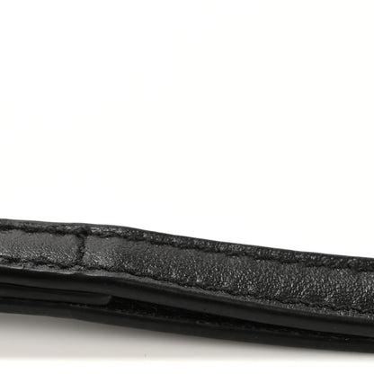 Saint Laurent Calfskin Matelasse Chevron Monogram A5 Wristlet Black 10 of 13