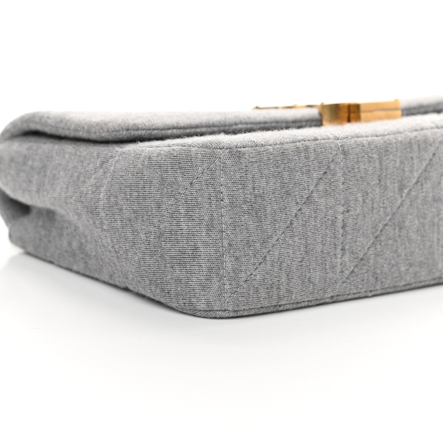 Jersey Wool Patchwork Monogram Medium Jamie Grey