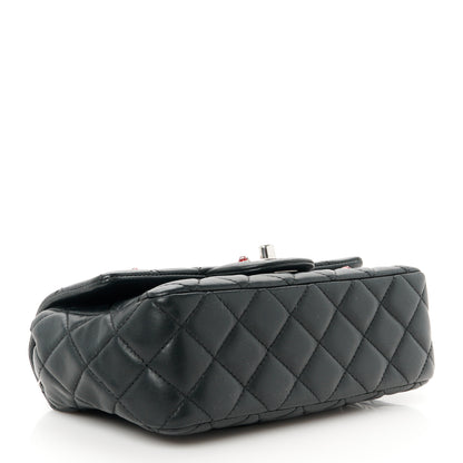 Chanel Lambskin Quilted Embellished Mini Ladybug Rectangular Flap Black 4 of 11