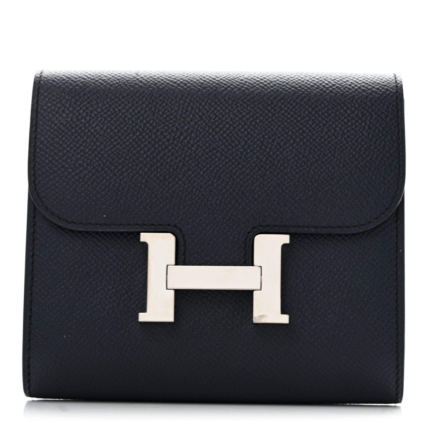 Epsom Verso Constance Short Wallet Bleu Indigo Rose Pourpre