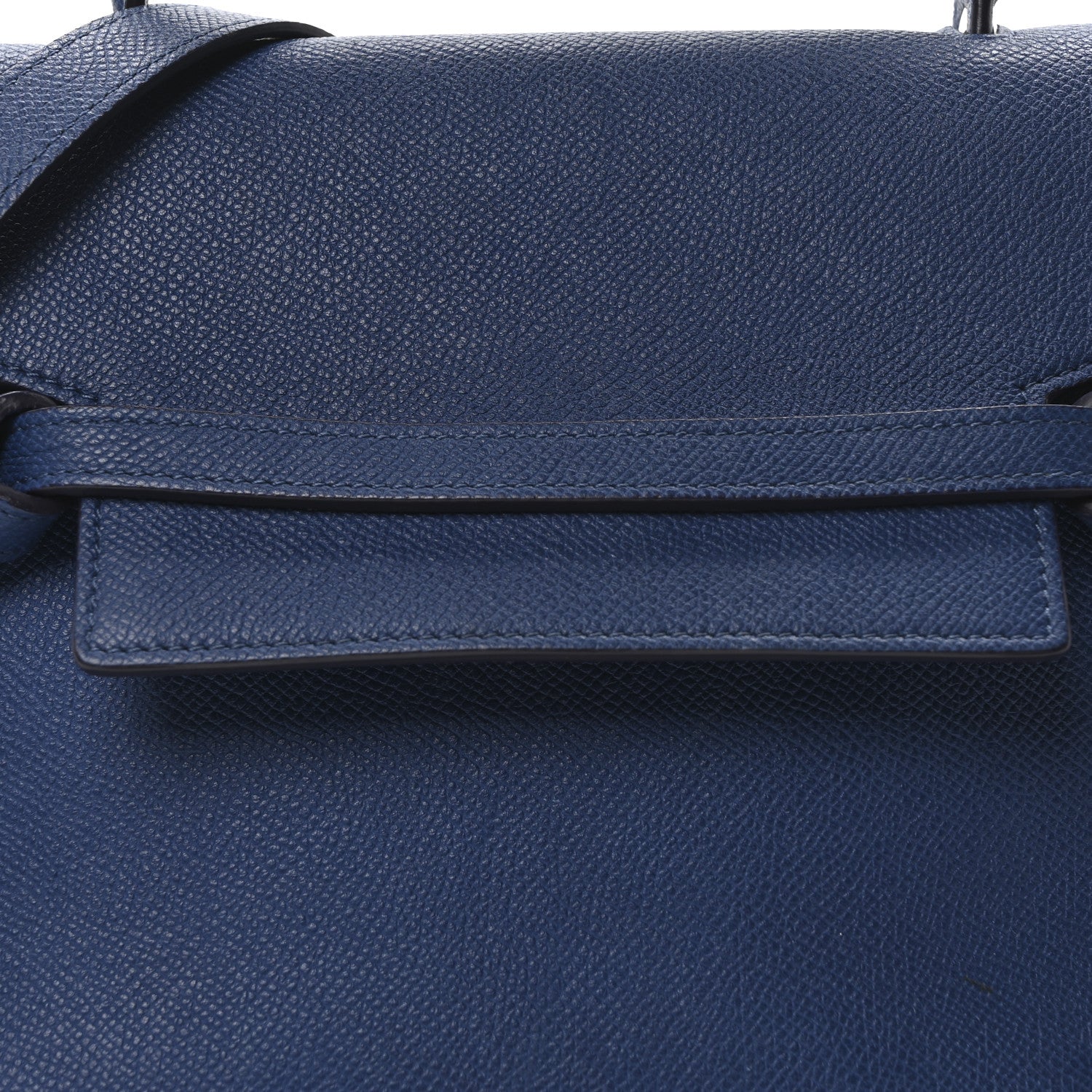Celine Grained Calfskin Micro Belt Bag Indigo 9 of 11