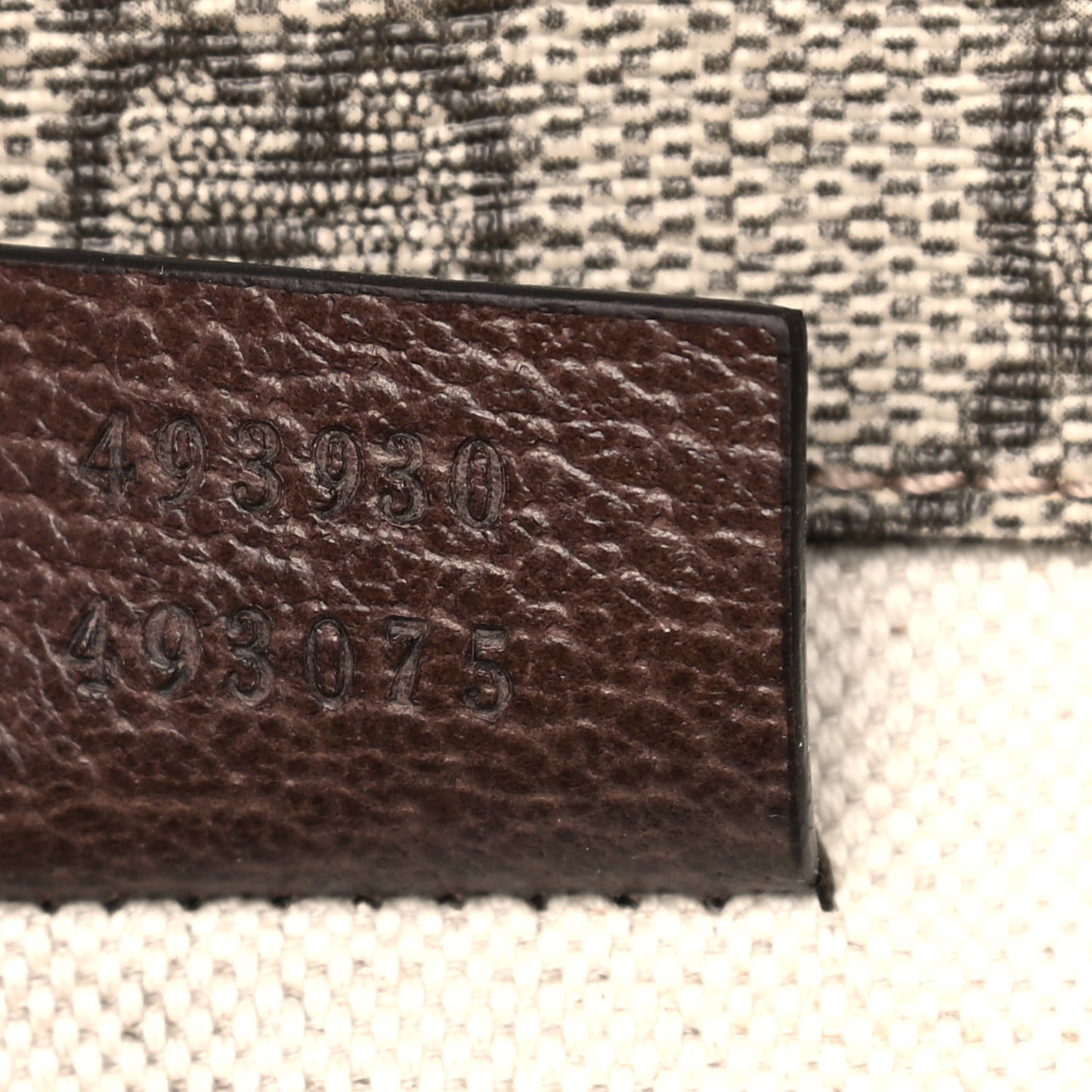 GG Supreme Monogram Neo Vintage Web Belt Bag Brown