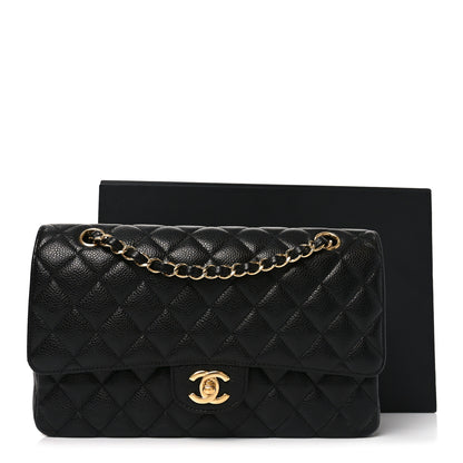 Chanel Caviar Quilted Medium Double Flap Black 11 of 11