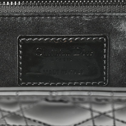 Christian Dior Patent Cannage Medium Lady Dior Black 6 of 8