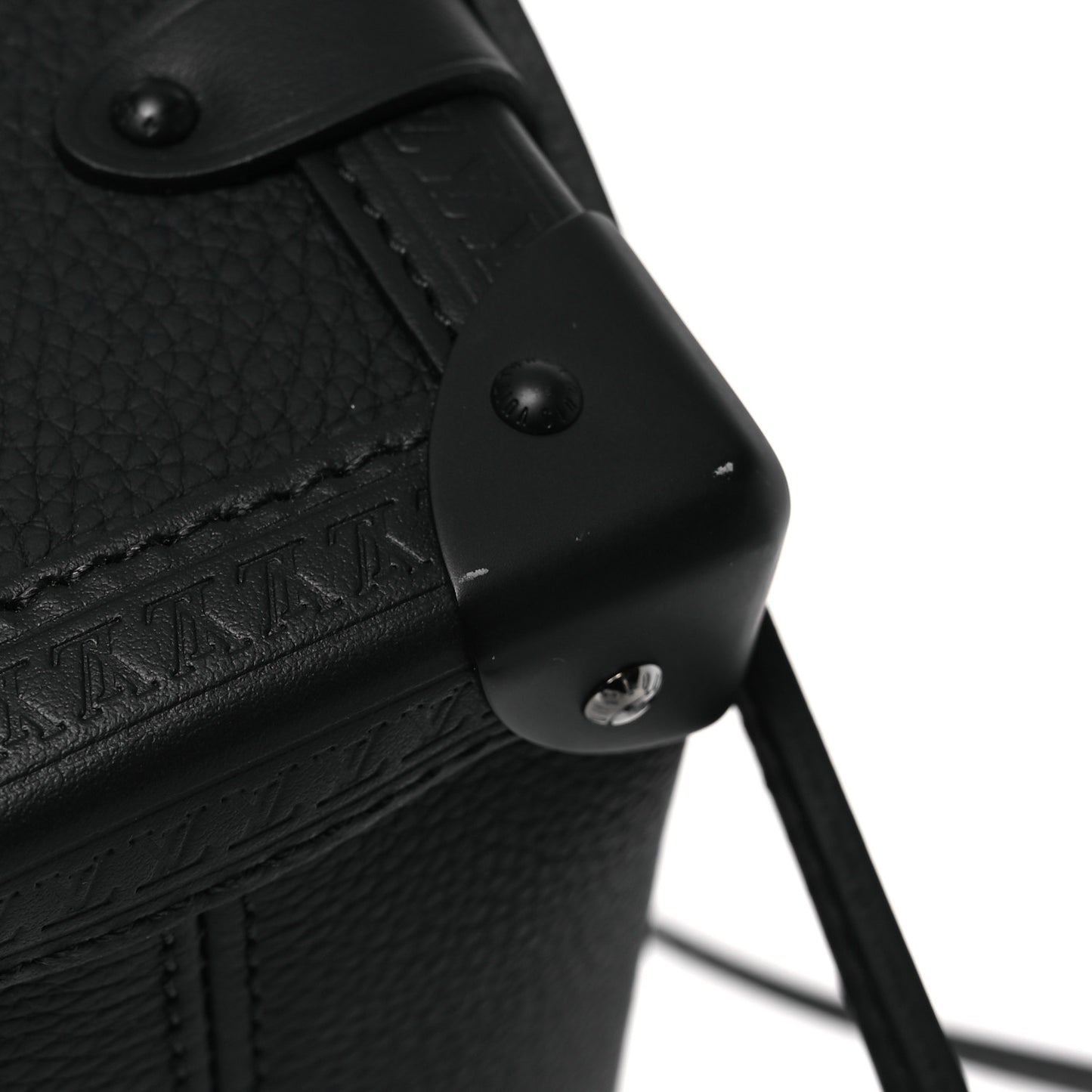 Calfskin Side Trunk MM Black