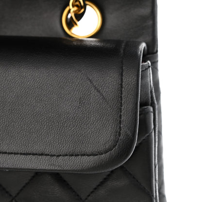 Chanel Lambskin Quilted Small Double Flap Black 14 of 14