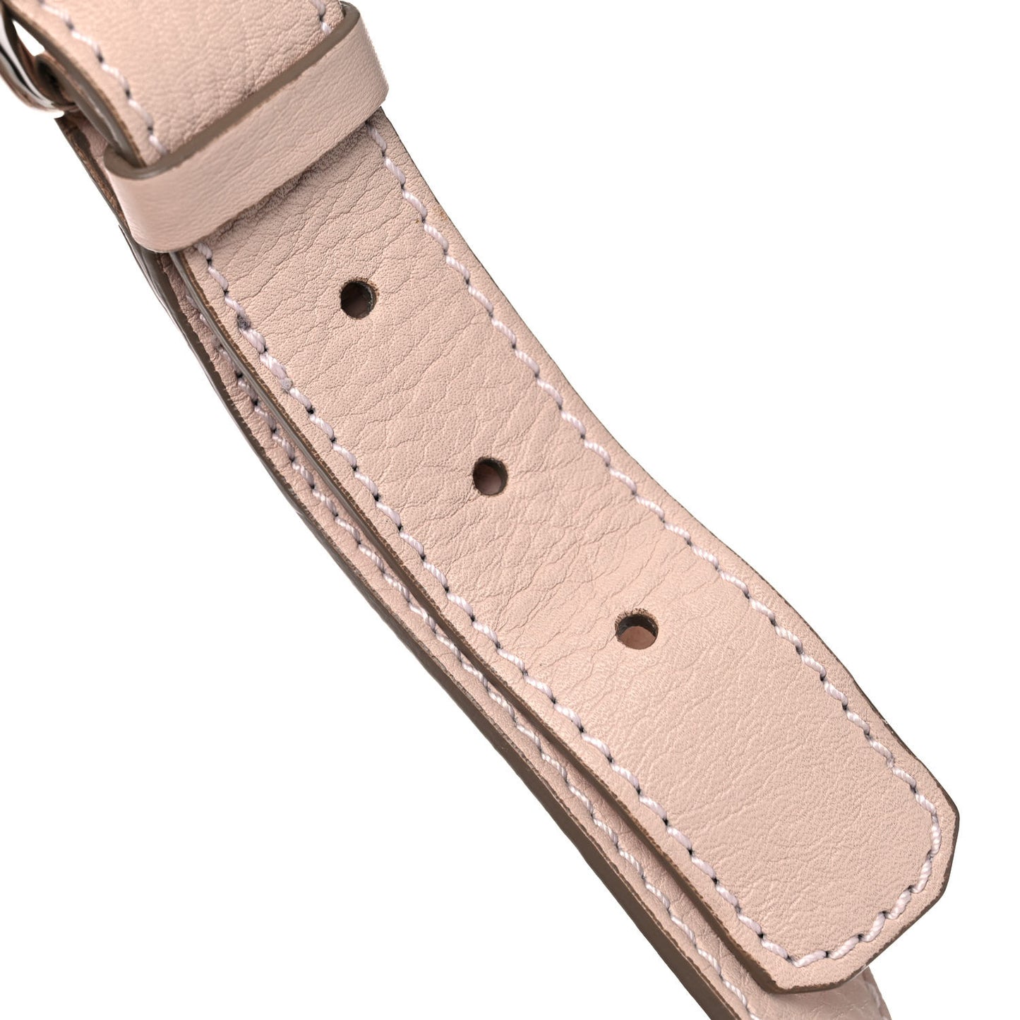 Waxy Grained Calfskin Small Nightingale Nude Pink