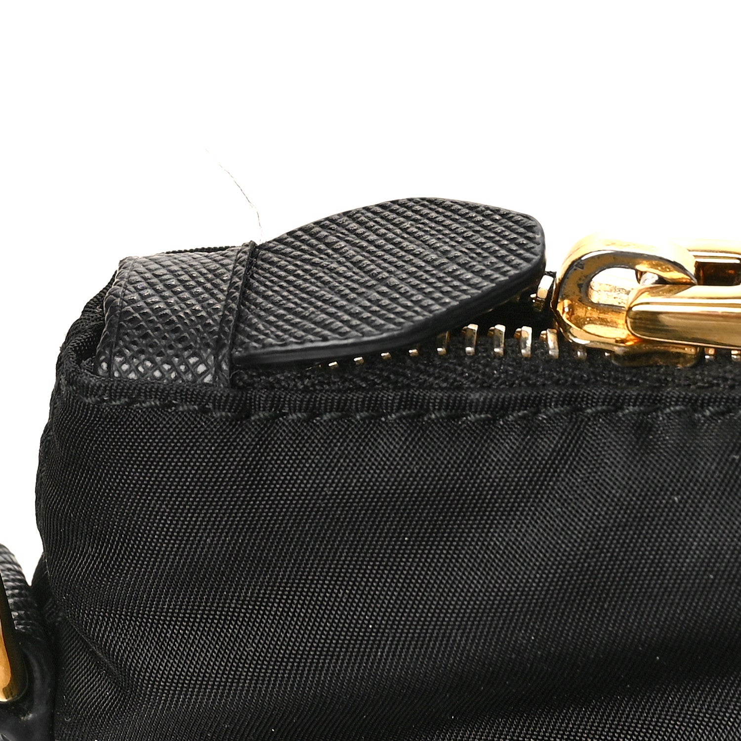Prada Tessuto Nylon Saffiano Tote Black 10 of 10