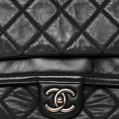 Chanel Iridescent Calfskin Jumbo In the Mix Double Flap Black 8 of 10