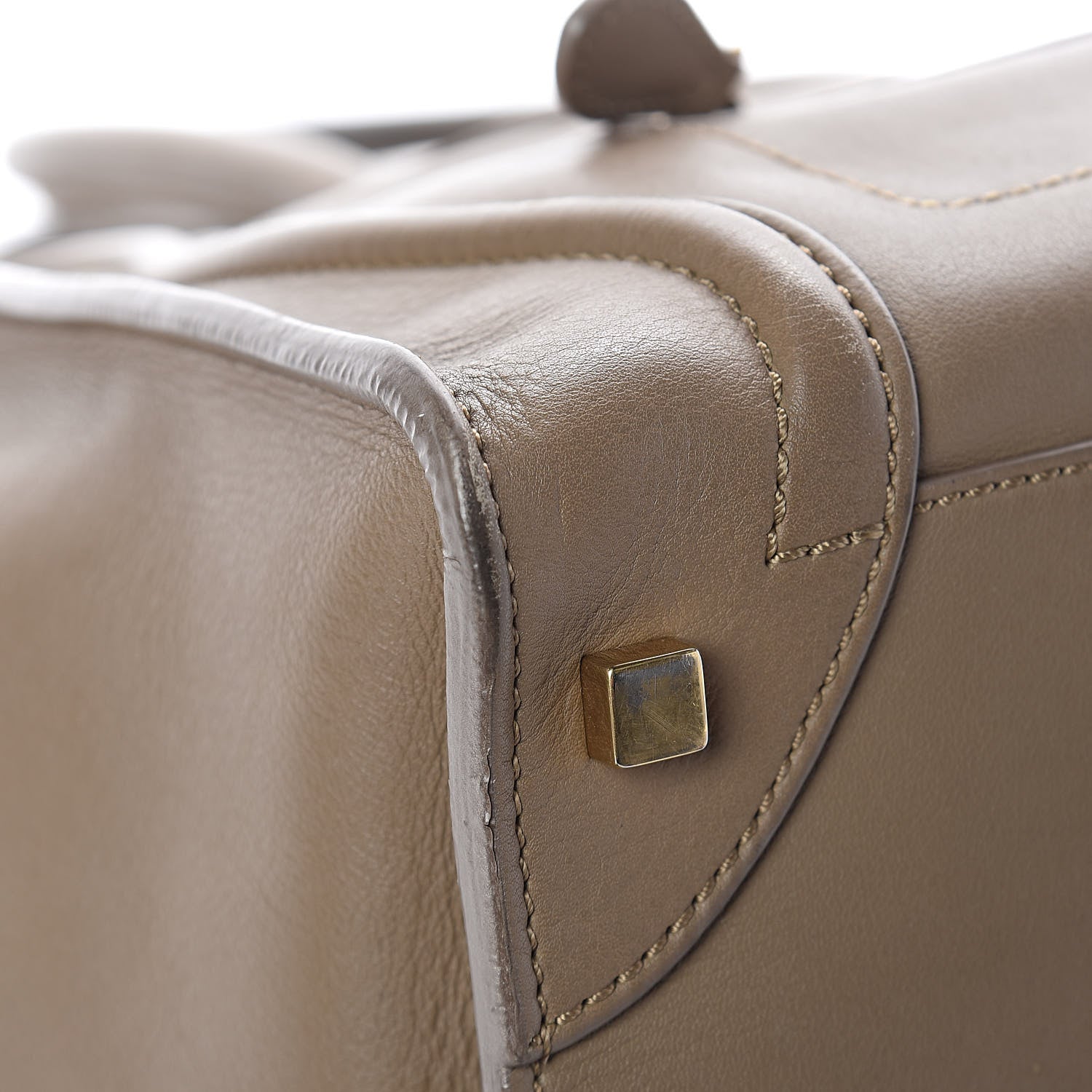 Celine Smooth Calfskin Mini Luggage Dune 10 of 15