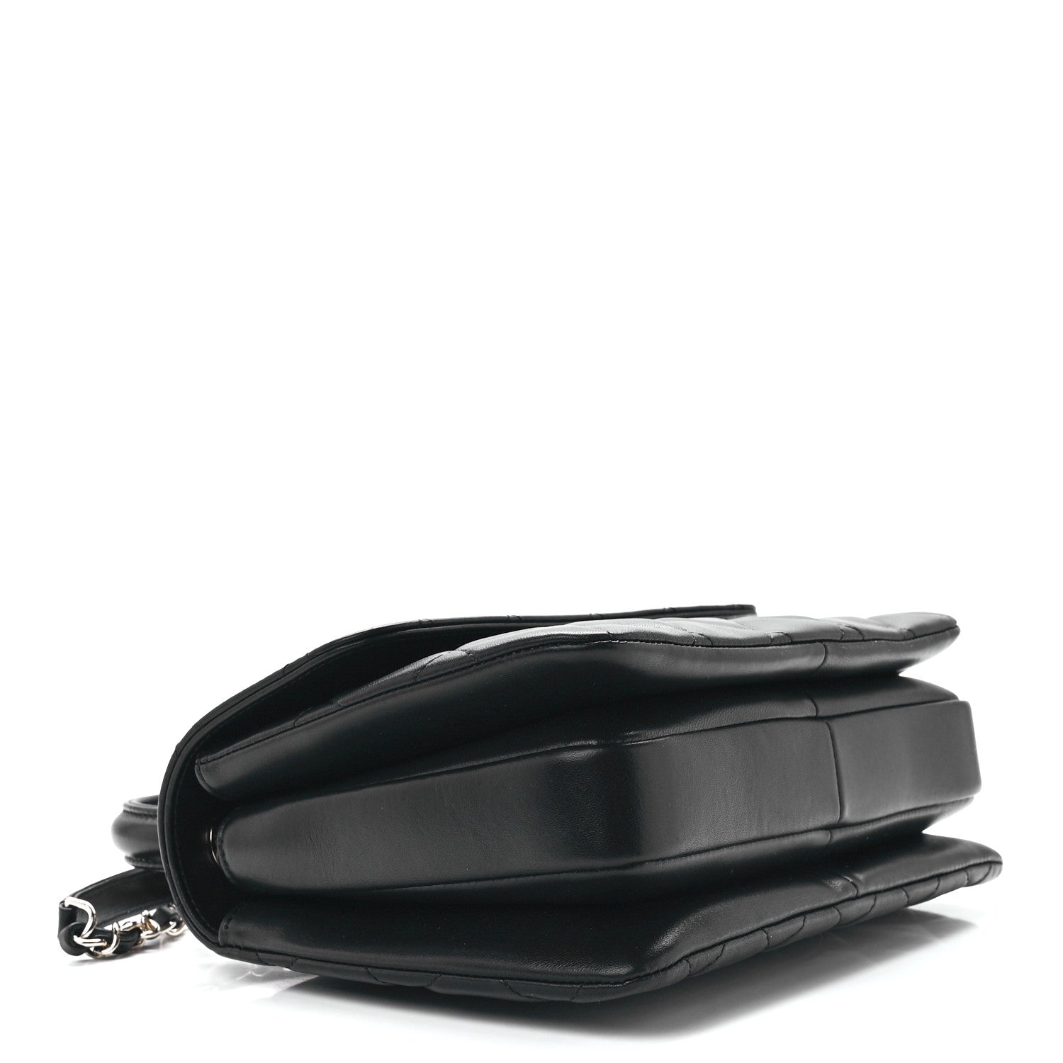 Chanel Lambskin Quilted Small Trendy CC Chain Dual Handle Flap Bag Black 4 of 12