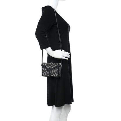 Goyard Goyardine Minaudiere Trunk Bag Black 2 of 12