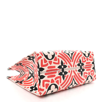 Louis Vuitton Monogram Giant Crafty Onthego GM Creme Rouge Black 4 of 9