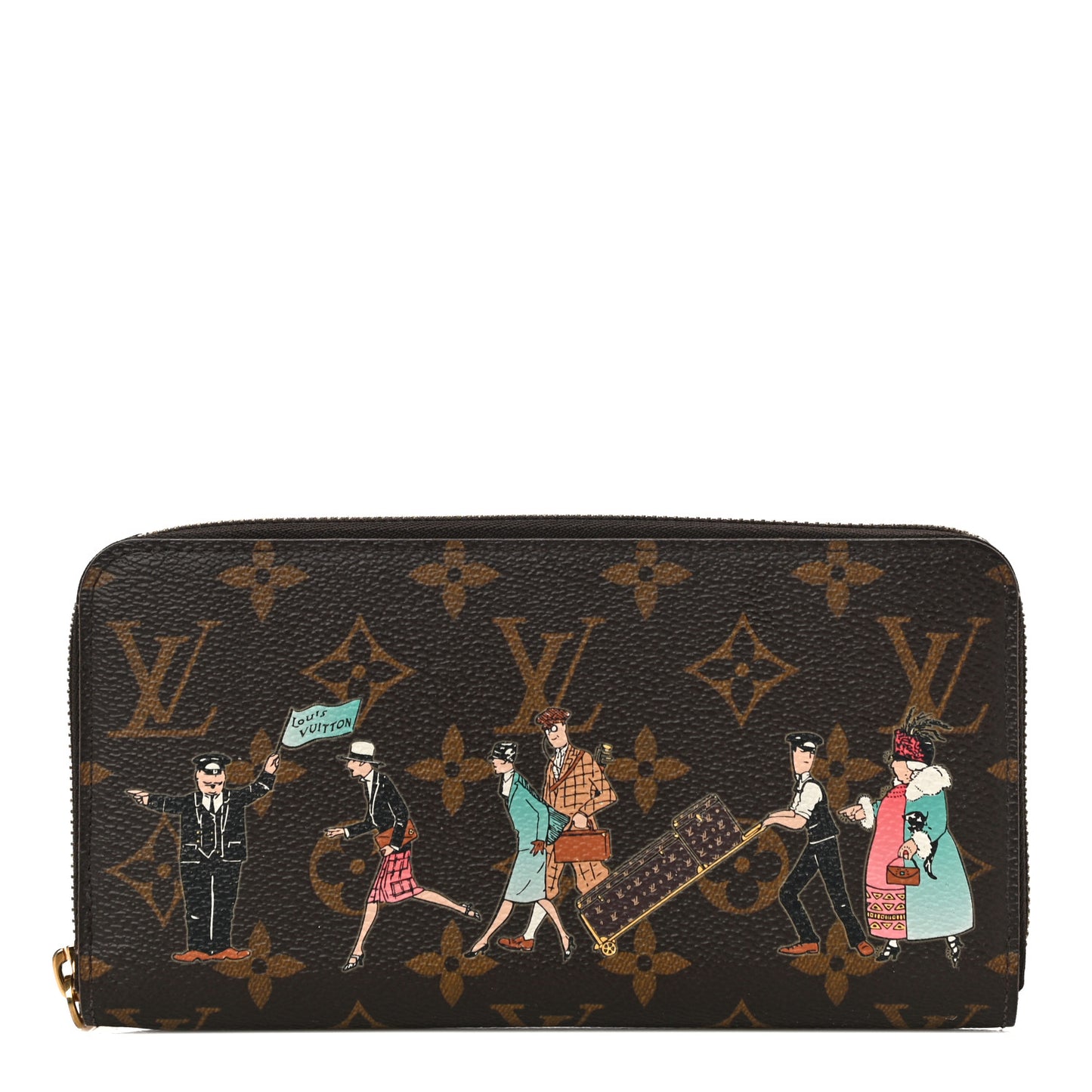 Monogram Illustre Zippy Wallet Rose