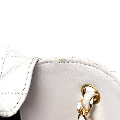 Chanel Lambskin Quilted Envelope Flap White 14 of 16