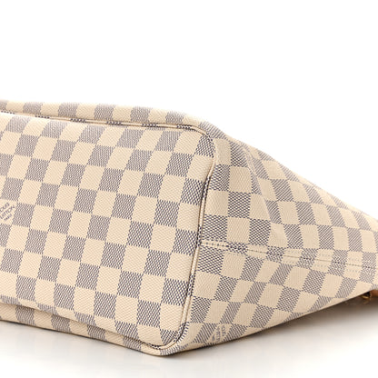 Louis Vuitton Damier Azur Neo Neverfull MM Rose Ballerine 11 of 12