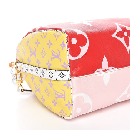 Louis Vuitton Monogram Giant Speedy Bandouliere 30 Rouge 8 of 9