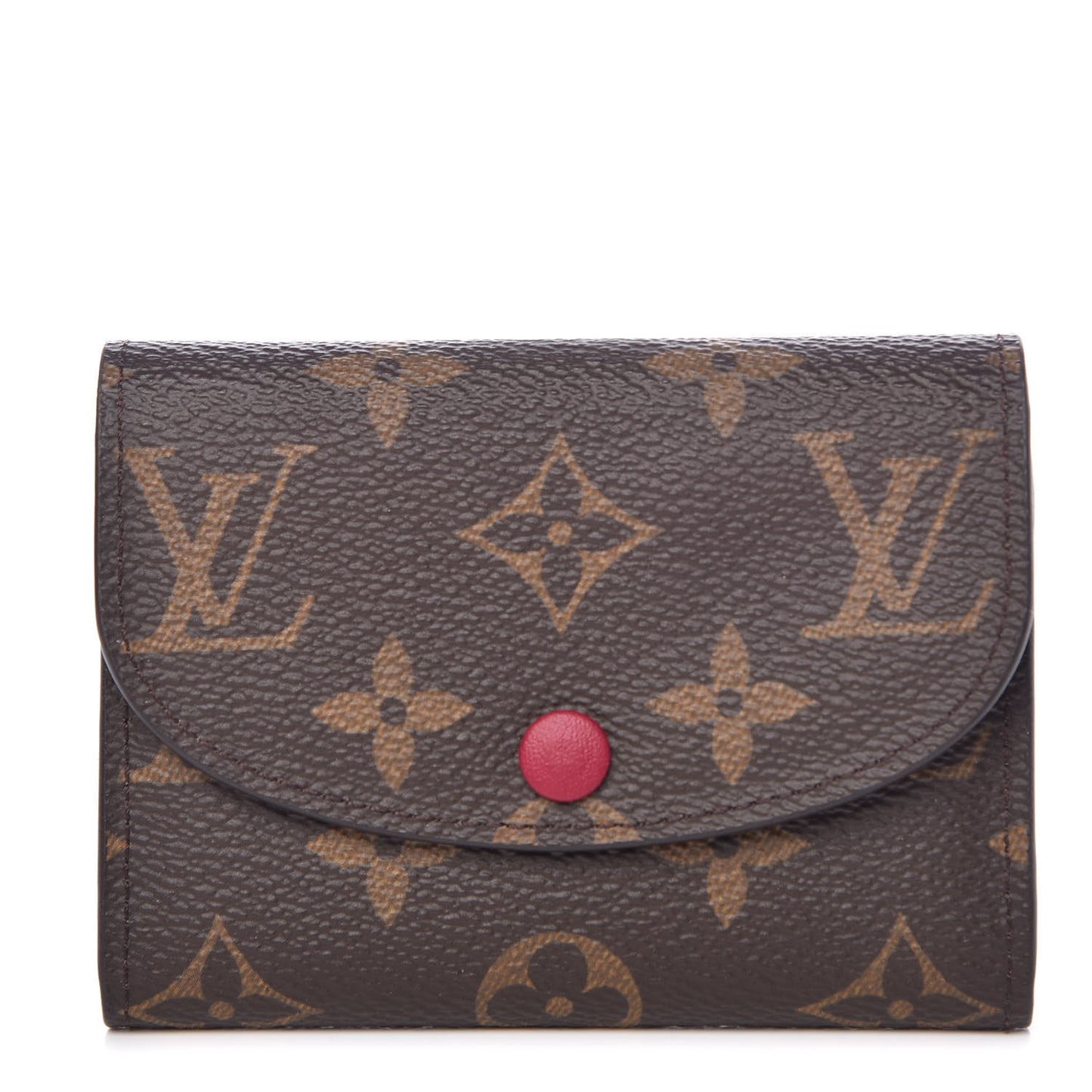 Monogram Rosalie Coin Purse Fuchsia