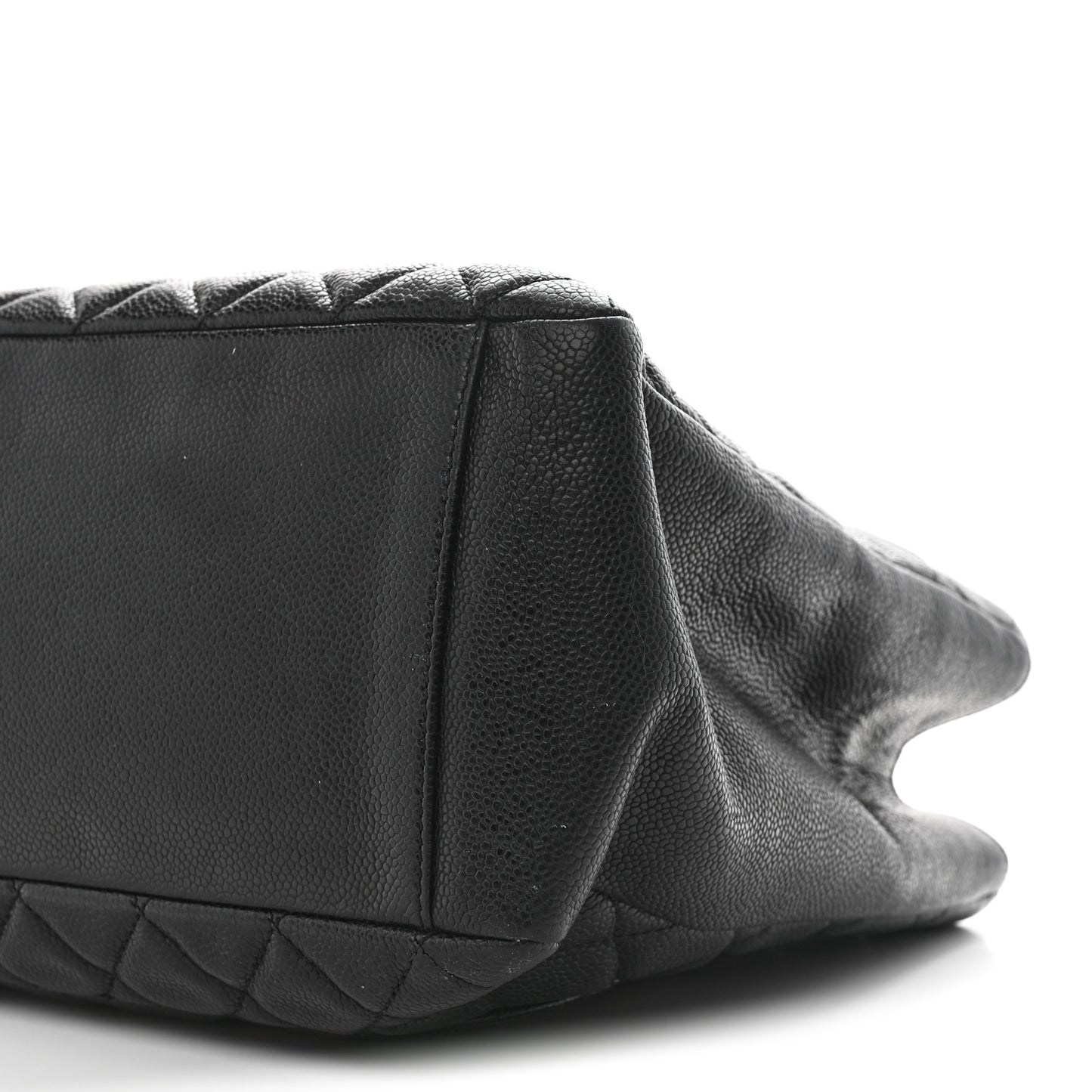 Caviar Quilted Grand Shopping Tote GST Black